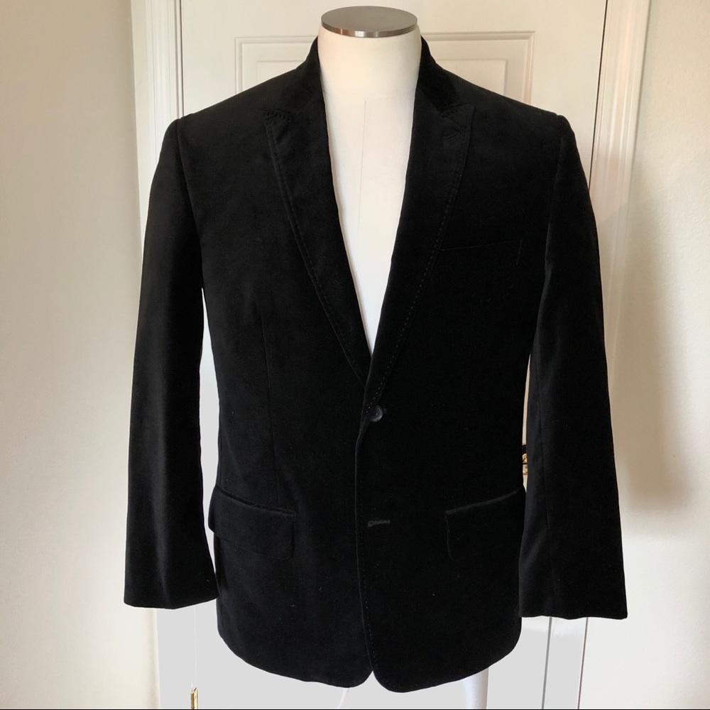 Alfani Velvet 2-button Blazer